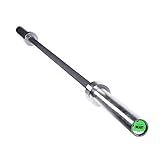 CAP Barbell THE BEAST Olympic Bar | For Weightlifting and Power Lifting, THE BEAST - Black/Chrome, No Center Knurl, 7' Olympic