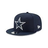 New Era NFL 9FIFTY Team Color Adjustable Snapback Hat Cap - One Size (US, Alpha, One Size, Dallas Cowboys - Navy)