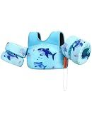 HeySplash Swim Vest for Kids, Puddle Float Jumper with Safety Buckle