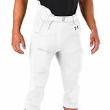 Under Armour Gameday Integrated Football Pants Adult, Adult Football Pants with Pads White