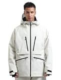 GSOU SNOW Snowboard Jacket Mens Womens Ski Jacket Baggy Snow Hoodie Coat