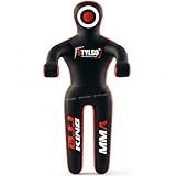 Unfilled Grappling Dummy – Adult Life Size Wrestling & BJJ Training Dummy, MMA Jiu Jitsu Judo Takedown & Throwing Practice, Heavy-Duty Triple-Stitched Canvas Submission Dummy (Black, 5ft / 60")
