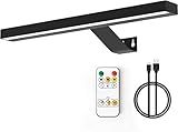 MIOBLUE Wireless Picture Lights,Rechargeable Battery Art Display Light with Remote Control, Dimmable/Timer Off Dartboard Light 16 Inch Full Metal Accent Lamp with 40LEDs for Paintings,Picture,Frame