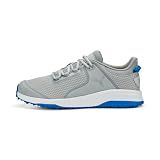 Puma Golf Men's Fusion Grip Golf Shoe, Flat Light Gray- Silver- Team Royal, 10.5