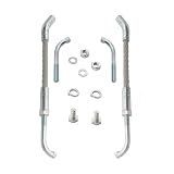 Wauebuly Ice Scratchers Kit Replacement for Track Height 2-1/2 All Snowmobile Equipped with Reverse and Non-Reverse Gears(2 Pieces)