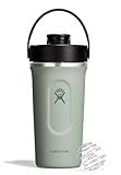 Hydro Flask Shaker Bottle – Insulated Stainless Steel Gym Bottle for Pre Workout & Protein 24 Oz Agave Green