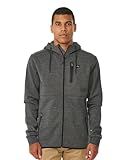 Rip Curl Men's Standard Anti Series Departed Zip Up Jacket, Charcoal Marle, X-Large