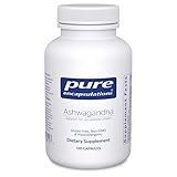 Pure Encapsulations Ashwagandha - 500 mg Ashwagandha Extract - Metabolism & Stress Support - Immune Support* - GMO Free & Vegan - 120 Capsules