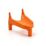 Football Kickoff Kicking Tee Durable Sturdy Rubber Rugby Kicking Tee - Orange 2"