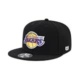 Ultra Game Men’s NBA Official Twill Snap Back Ultimate Baseball Cap Hat, Los Angeles Lakers, Black, One Size