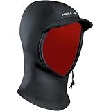 O’Neill Psycho 3mm Neoprene Wetsuit Hood, Wind-Resistant Head Warmth and Protection for Cold Water Surfing and Diving, Black, Small