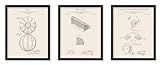 Poster Master 3-Piece Polo Goal Patent Print - Water Polo Blueprint Poster - Sports & Athlete Art - Technical Drawing Wall Design - Great Gym or Office Decor - 11x14 UNFRAMED Wall Art