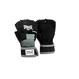 Everlast EverGel Hand Wraps (Black, Medium)