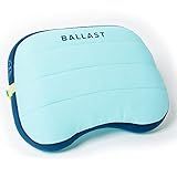 Ballast Beach Pillow – Comfy, Durable & Compact, Stays Put on Windy Beaches with Patented Sand Pouch, Inflatable Pillow for Beaches, Pools, Camping, Festivals and Travel (Island Paradise)