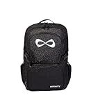 Nfinity Sparkle Backpack for Cheerleaders – Glitter Finish, Lightweight and Durable, with Ample Storage and Adjustable Straps