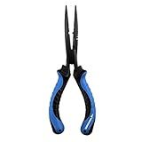 KastKing Intimidator Fishing Pliers, 7" Straight Nose Carbon Steel