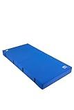 We Sell Mats 8 Inch Thick Bi-Folding Gymnastics Crash Landing Mat Pad, Safety for Tumbling, Back Handspring Training and Cheerleading, 4 ft x 8 ft, Blue