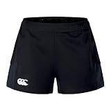 Canterbury Mens Advantage Rugby Shorts 2.0 | Elasticated Waist | CCC LogoGym Shorts, Black, X-Small