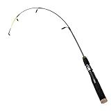 Aventik Ultralight Ice Fishing Rod and Reel Combo 26/28/30/32 inch Medium Light Fast Action Multi-Species Ice Fishing Combos for Walleye Perch Panfish (Hollow Rod(Only Rod), 28'')