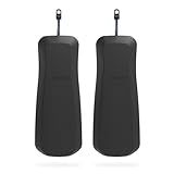 MISSION Boat Gear Maven Pontoon Boat Fenders Pack of 2, Premium Pontoon Bumpers for Docking Set with Secure Fit Lip and Integrated Strap, Non Marking Closed Cell Foam Dock Protection (Obsidian Black)