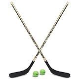 GoSports Hockey Street Sticks - Premium Wooden Hockey Sticks for Street Hockey