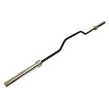Ader Cambered Bench Press Bar – 7' Olympic Barbell with 2" Sleeves & 4" Camber | Powerlifting, Strength Training, Shoulder Relief