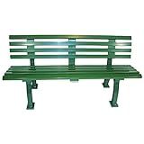 Har-Tru Courtsider Tennis Court Bench - 5 Foot (Green)