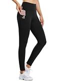 baleaf Fleece Lined Leggings Women Thermal Warm Winter 27" Black L
