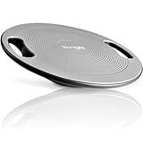 Yes4All Plastic Wobble Balance Board-Round Balance Trainer Board, Wobble Board for Standing Desk, Core Training, Home Gym Workout