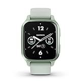 Garmin Venu® Sq 2 GPS Smartwatch, All-Day Health Monitoring, Long-Lasting Battery Life, AMOLED Display, Cool Mint