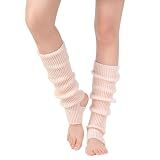 AWOCAN Women Ballet Leg warmers Knitted Stirrup Leg Warmers for women Winter Extra Soft long legwarmers for Yoga Dance