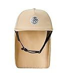UPF 50+ Quick Dry High Profile Surf Hat with Removable Neck Flap