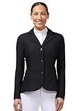 Kerrits Affinity Aero Show Coat Petite Black Size: M