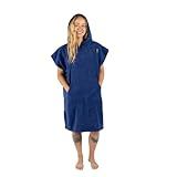 COR Surf Poncho Changing Towel Robe with Hood and Front Pocket | Thick Quick Dry Microfiber Wetsuit Poncho Towel for Surfing Beach Pool Swim (Medium, Cobalt)