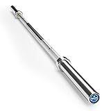 LIONSCOOL Premium 6ft Barbell (Silver Chrome, 6FT, 500LBS)