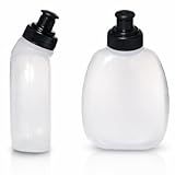 Runtasty 10 oz BPA-Free Water Bottles – 2-Pack Replacement for the Winner’s Hydration Belt, Push-Pull Caps, Spill-Proof Design, Fully Compatible with Most Fuel Belts for Running, Hiking & Cycling