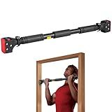 leikefitness Pull-Up Bar For Door Frame Chin Up Bar Upper Body Workout Adjustable Portable Training Pull-Up Bars Bars without Screw - Adjustable Width Locking Mechanism