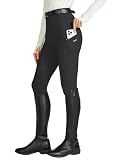 Willit Women's Horse Riding Pants English Equestrian Breeches Black M