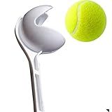 AnNafi Speed Arm Cricket Practice Launcher & Ball Pickup | Dog Thrower | Fetch & Fold Set | Cricket Equipment (With Tennis Ball, White)
