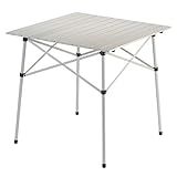 Coleman Outdoor Folding Table, Sturdy Aluminum Camping Table with Snap-Together Design, Seats 4 & Carry Bag Included, Great for Camping, Tailgating, Grilling, Hunting, Outdoor Dining & More