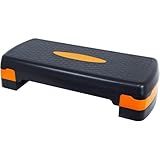 Fitvids Adjustable Workout Aerobic Stepper Step Platform Trainer, 27-Inch, Multiple Colors