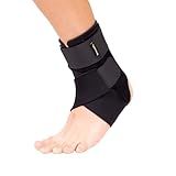 BraceUP Ankle Brace - Relieve Pain, Enhance Stability for Foot Pain, Sprained Ankle, Achilles Tendonitis, Men and Women (Black)