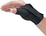 Comfort Cool Thumb CMC Restriction Splint. Patented Thumb Brace Provides Support and Compression. Helps with Arthritis, Tendinitis, Surgery, Dislocations, Sprains, Repetitive Use. Left Medium