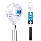 CHAMPKEY Upgraded Auto-Locking Golf Ball Retriever Performance Version - Thicken Telescopic Shaft Golf Ball Picker - High Durability and Stability Golf Retriever (9FT)