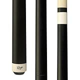 RAGE Heavy Hitter Jump Break Cue, 3 Piece Pool Stick, Black, 25oz
