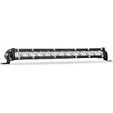 Zmoon 12 Inch LED Light Bar, 72W 8000LM Spot Flood Combo Beam, 6500K White