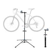 Saicool Bike Repair Stand, Adjustable 42.5" to 74" Shop and Home Bicycle Mechanic Maintenance Rack 66 lbs, Portable Foldable Extensible Bike Workshop Stand