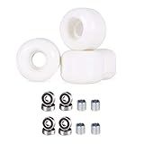 Fortoo Skateboard Wheels with ABEC-9 Bearings 50mm Street Tricks Soft Wheels 83A for Riding The Roughest Spots