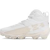 Under Armour Men's Harper 10 RM Baseball Cleats, (100) White/Stone/Brownstone, 9.5, US