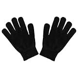Motique Accessories Ladies Gloves Magic Knit Gloves for Women Solid Colors - Black